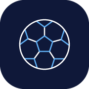 Tgo icons 2026 Futsal icon bleu